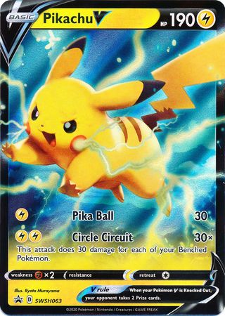 Pikachu V (SWSH063) [Sword & Shield: Black Star Promos] | Enigma On Main