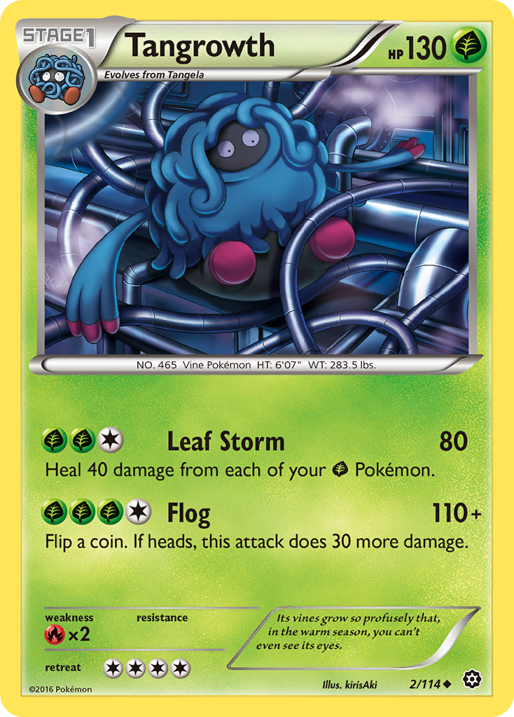 Tangrowth (2/114) [XY: Steam Siege] | Enigma On Main