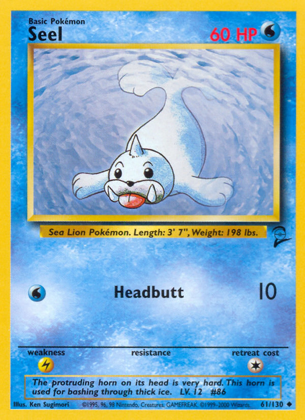 Seel (61/130) [Base Set 2] | Enigma On Main