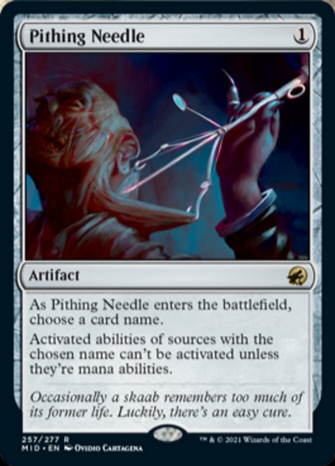 Pithing Needle [Innistrad: Midnight Hunt] | Enigma On Main