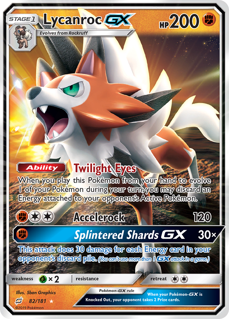 Lycanroc GX (82/181) [Sun & Moon: Team Up] | Enigma On Main