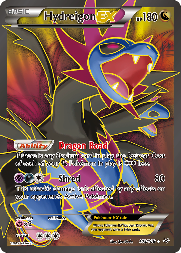 Hydreigon EX (103/108) [XY: Roaring Skies] | Enigma On Main