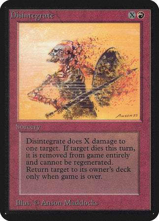 Disintegrate [Limited Edition Alpha] | Enigma On Main