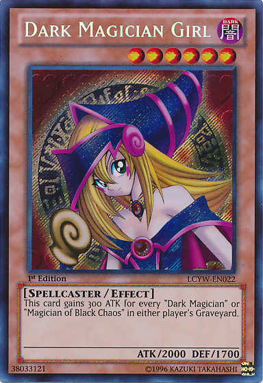 Dark Magician Girl [LCYW-EN022] Secret Rare | Enigma On Main