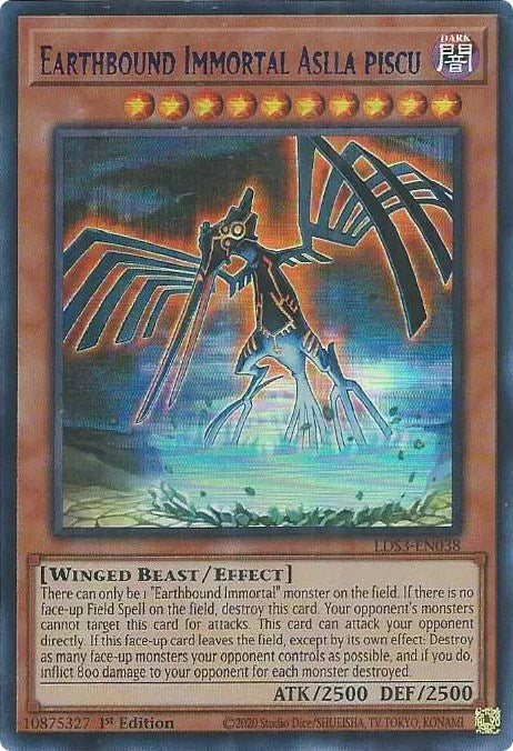 Earthbound Immortal Aslla piscu (Blue) [LDS3-EN038] Ultra Rare | Enigma On Main