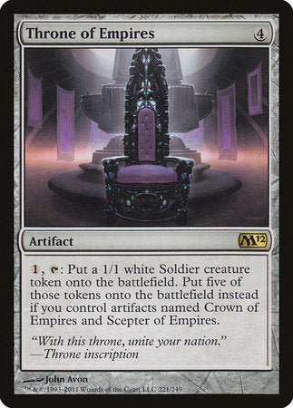 Throne of Empires [Magic 2012] | Enigma On Main