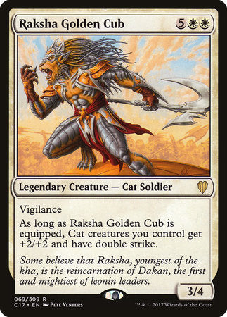 Raksha Golden Cub [Commander 2017] | Enigma On Main