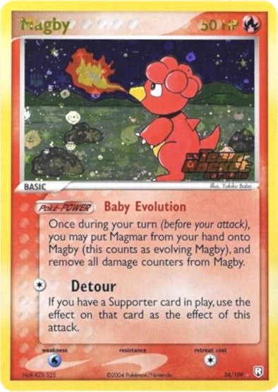 Magby (24/109) (Stamped) [EX: Team Rocket Returns] | Enigma On Main