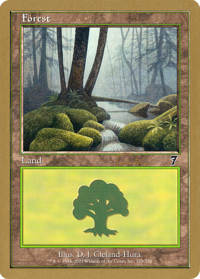 Forest (jt328) (Jan Tomcani) [World Championship Decks 2001] | Enigma On Main