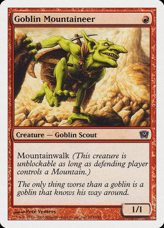 Goblin Mountaineer [Ninth Edition] | Enigma On Main