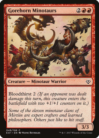 Gorehorn Minotaurs [Archenemy: Nicol Bolas] | Enigma On Main