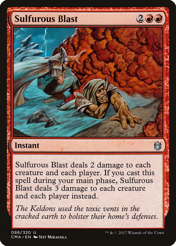 Sulfurous Blast [Commander Anthology] | Enigma On Main