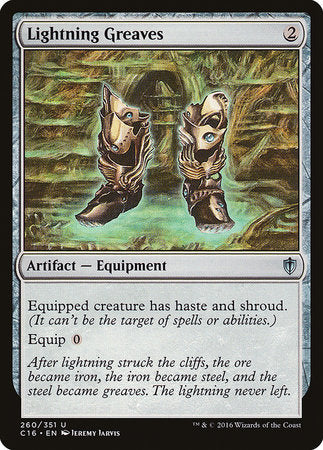 Lightning Greaves [Commander 2016] | Enigma On Main