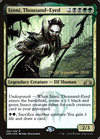 Izoni, Thousand-Eyed [Guilds of Ravnica Promos] | Enigma On Main