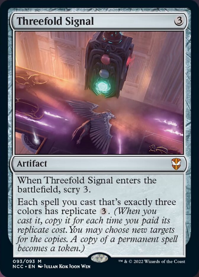 Threefold Signal [Streets of New Capenna Commander] | Enigma On Main