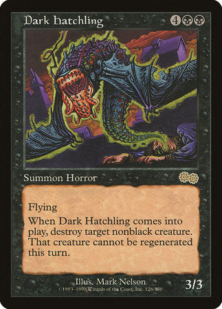 Dark Hatchling [Urza's Saga] | Enigma On Main