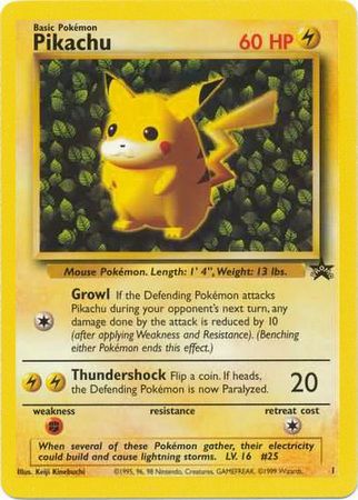 Pikachu (1) (Promo) [Wizards of the Coast: Black Star Promos] | Enigma On Main