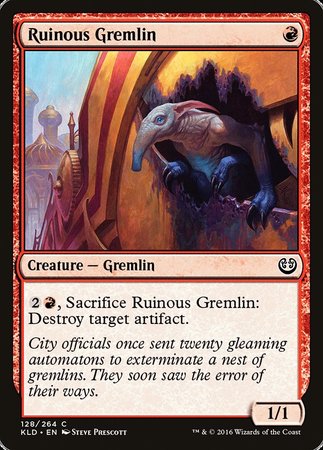 Ruinous Gremlin [Kaladesh] | Enigma On Main