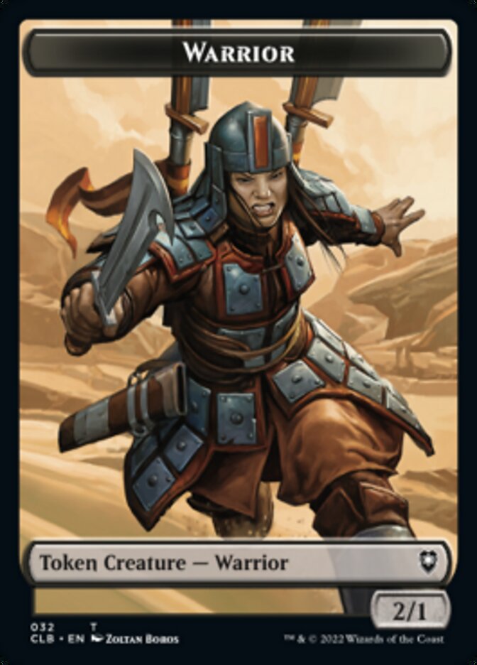 Warrior // Inkling Double-sided Token [Commander Legends: Battle for Baldur's Gate Tokens] | Enigma On Main