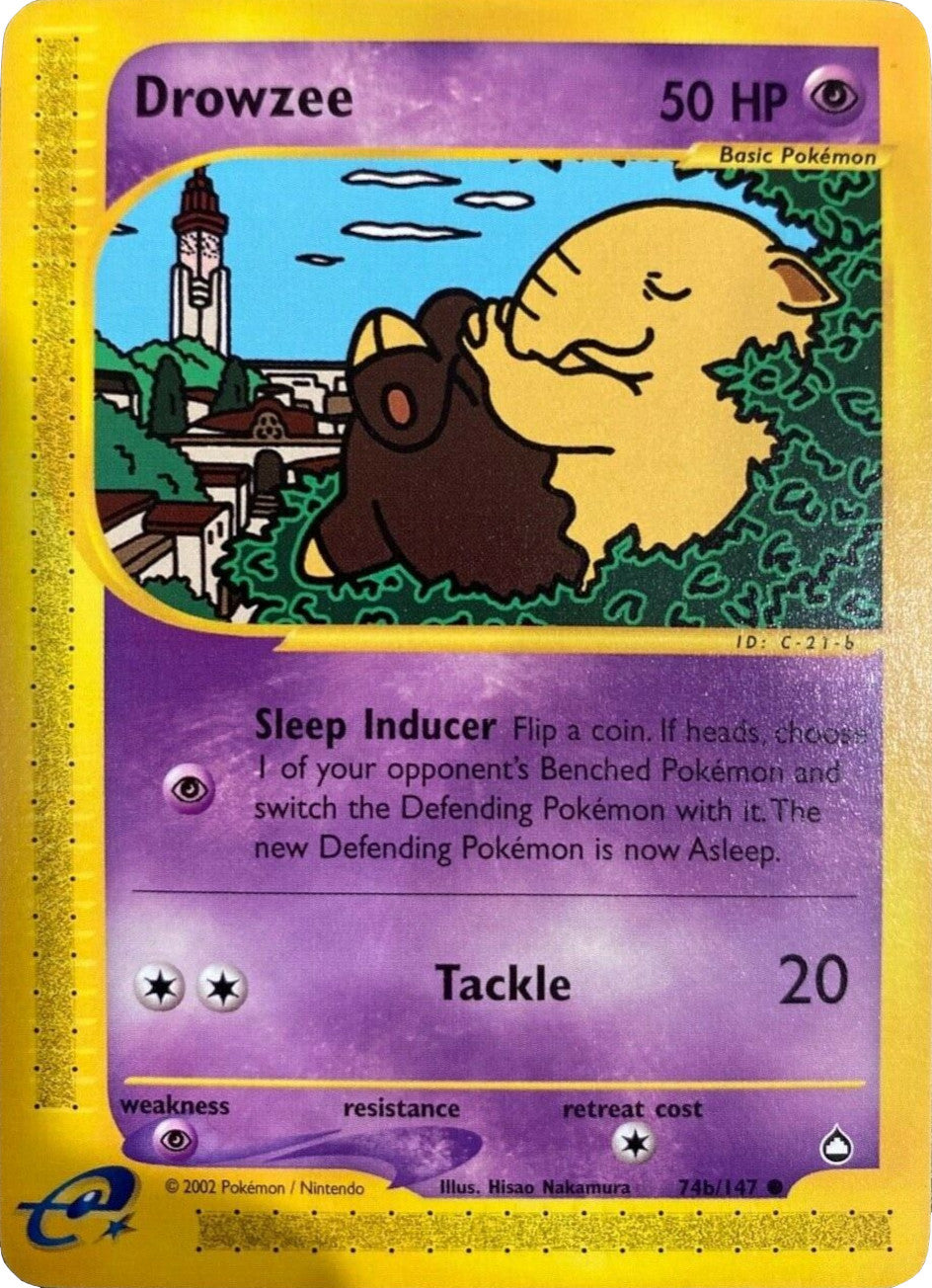 Drowzee (74b/147) [Aquapolis] | Enigma On Main