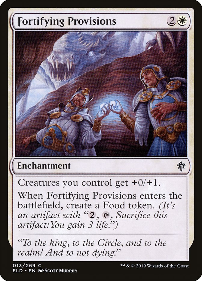 Fortifying Provisions [Throne of Eldraine] | Enigma On Main