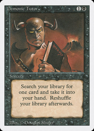 Demonic Tutor [Revised Edition] | Enigma On Main