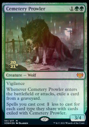 Cemetery Prowler [Innistrad: Crimson Vow Prerelease Promos] | Enigma On Main