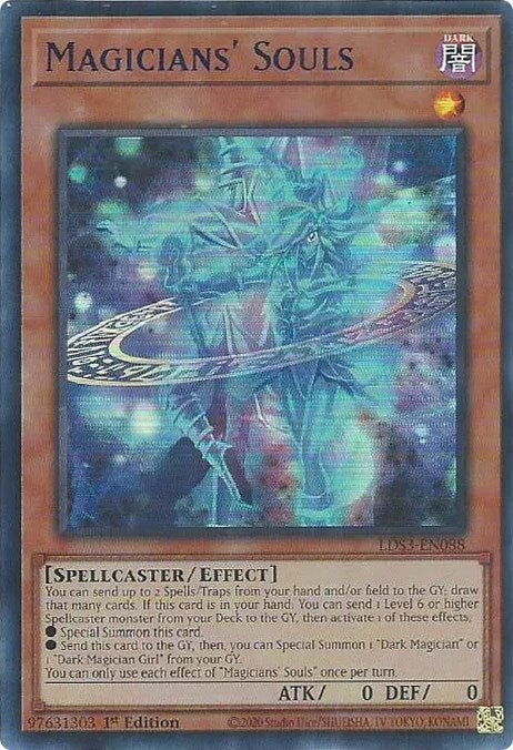 Magicians' Souls (Blue) [LDS3-EN088] Ultra Rare | Enigma On Main