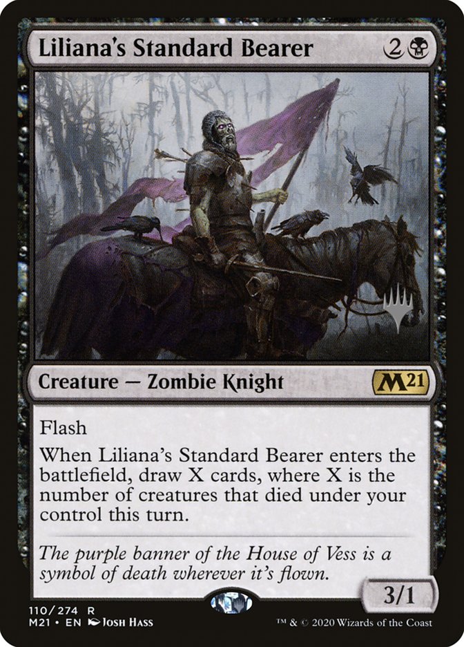 Liliana's Standard Bearer (Promo Pack) [Core Set 2021 Promos] | Enigma On Main