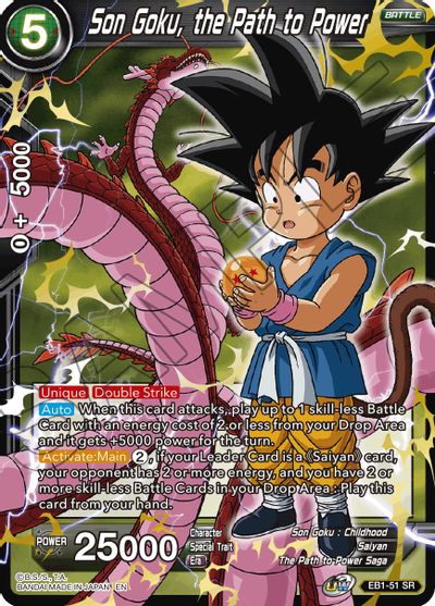 Son Goku, the Path to Power (EB1-051) [Battle Evolution Booster] | Enigma On Main