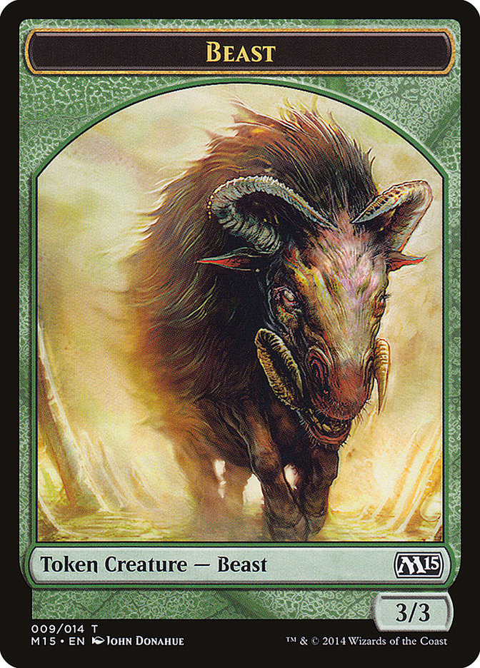 Beast (009/014) [Magic 2015 Tokens] | Enigma On Main
