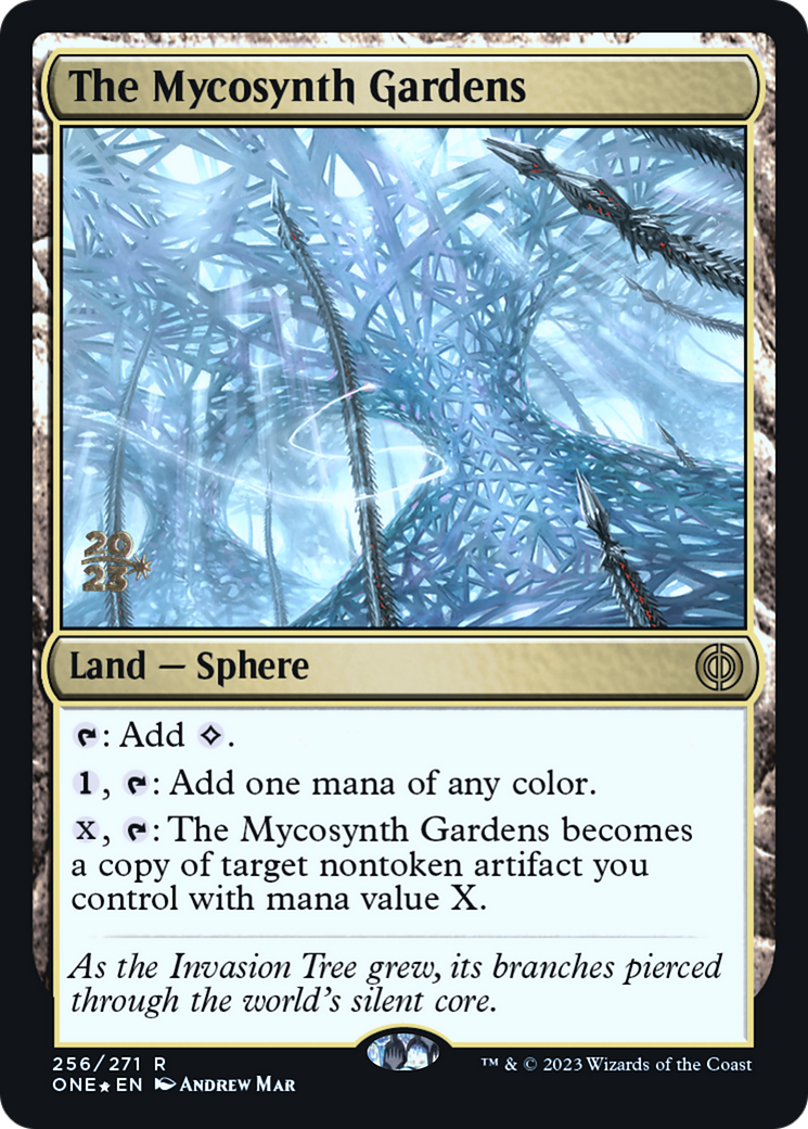 The Mycosynth Gardens [Phyrexia: All Will Be One Prerelease Promos] | Enigma On Main