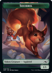 Squirrel // Treasure (012) Double-sided Token [Unfinity Tokens] | Enigma On Main