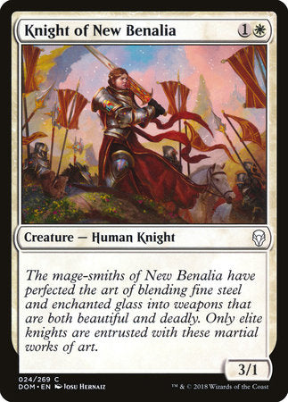 Knight of New Benalia [Dominaria] | Enigma On Main