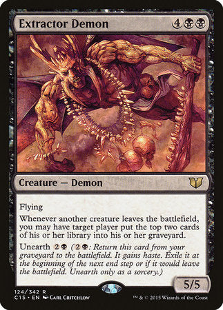 Extractor Demon [Commander 2015] | Enigma On Main