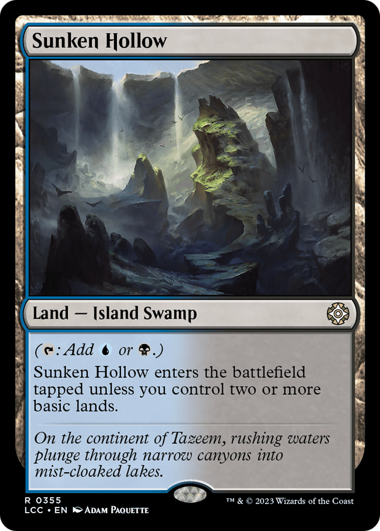 Sunken Hollow [The Lost Caverns of Ixalan Commander] | Enigma On Main