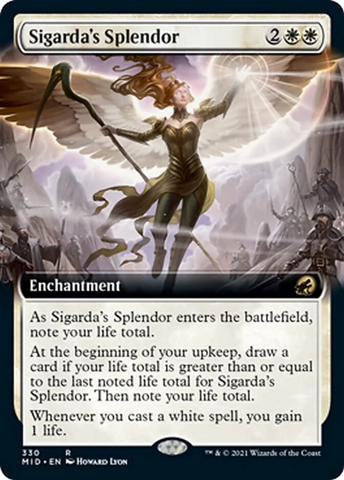 Sigarda's Splendor (Extended) [Innistrad: Midnight Hunt] | Enigma On Main