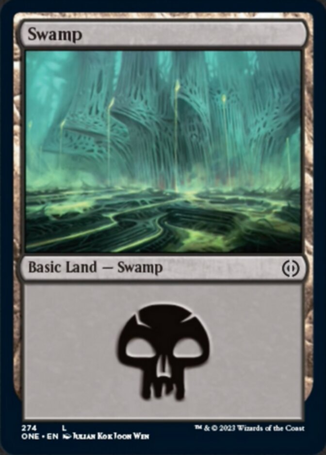 Swamp (274) [Phyrexia: All Will Be One] | Enigma On Main