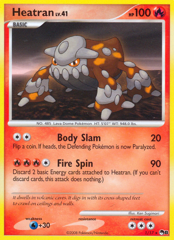 Heatran (1/17) [POP Series 8] | Enigma On Main