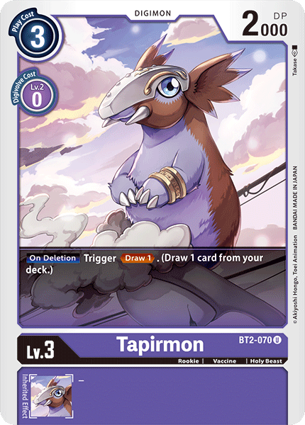 Tapirmon [BT2-070] [Release Special Booster Ver.1.0] | Enigma On Main