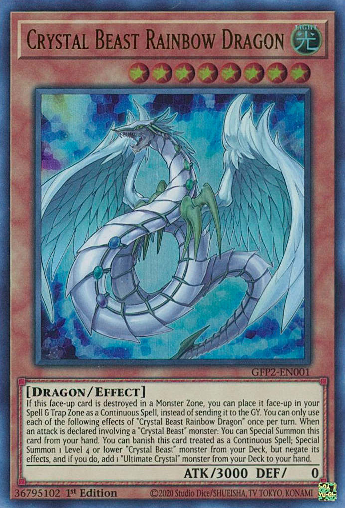 Crystal Beast Rainbow Dragon [GFP2-EN001] Ultra Rare | Enigma On Main