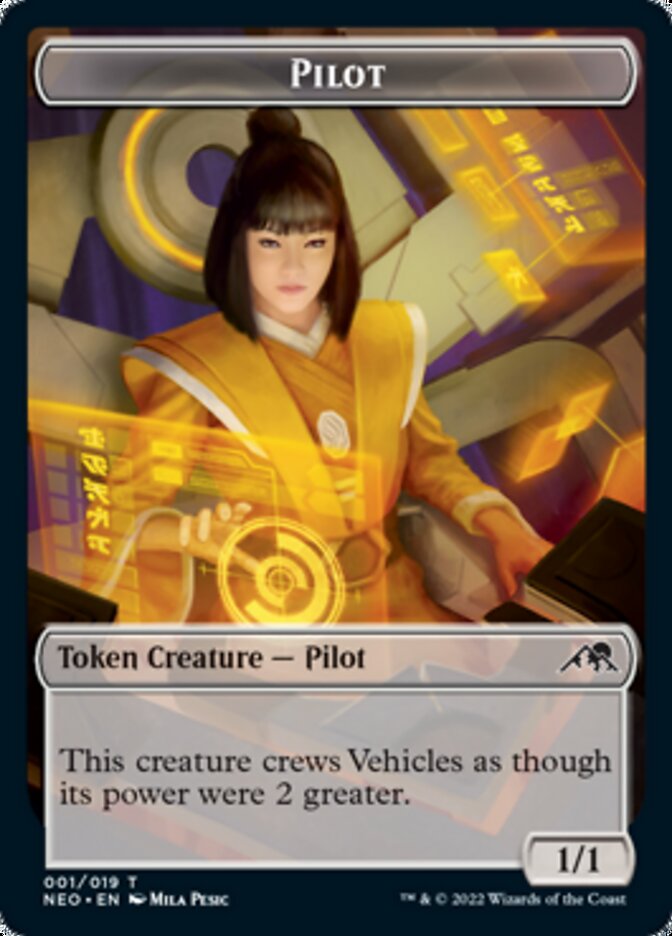 Pilot Token [Kamigawa: Neon Dynasty Tokens] | Enigma On Main