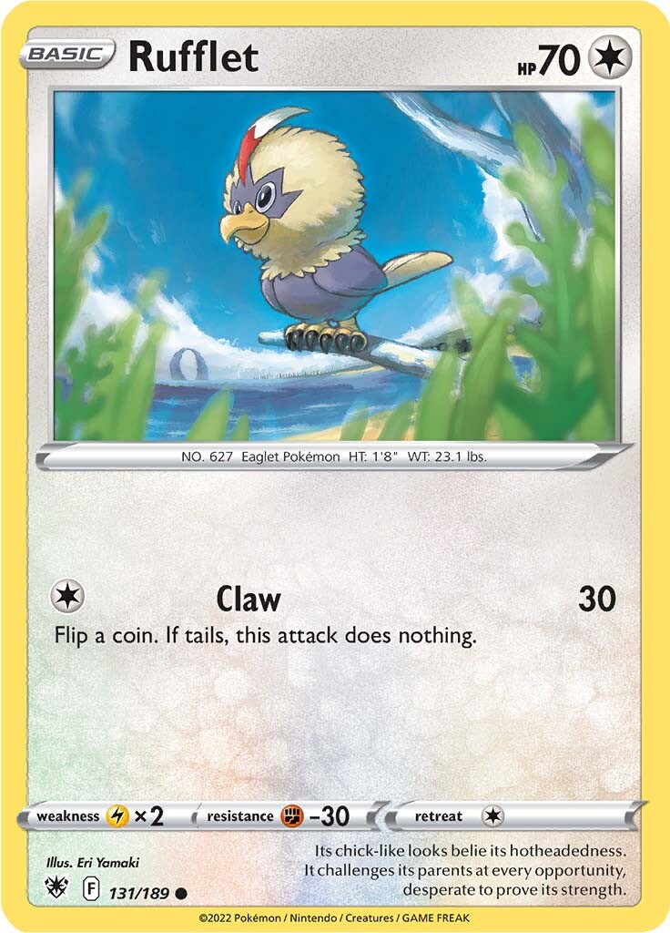 Rufflet (131/189) [Sword & Shield: Astral Radiance] | Enigma On Main