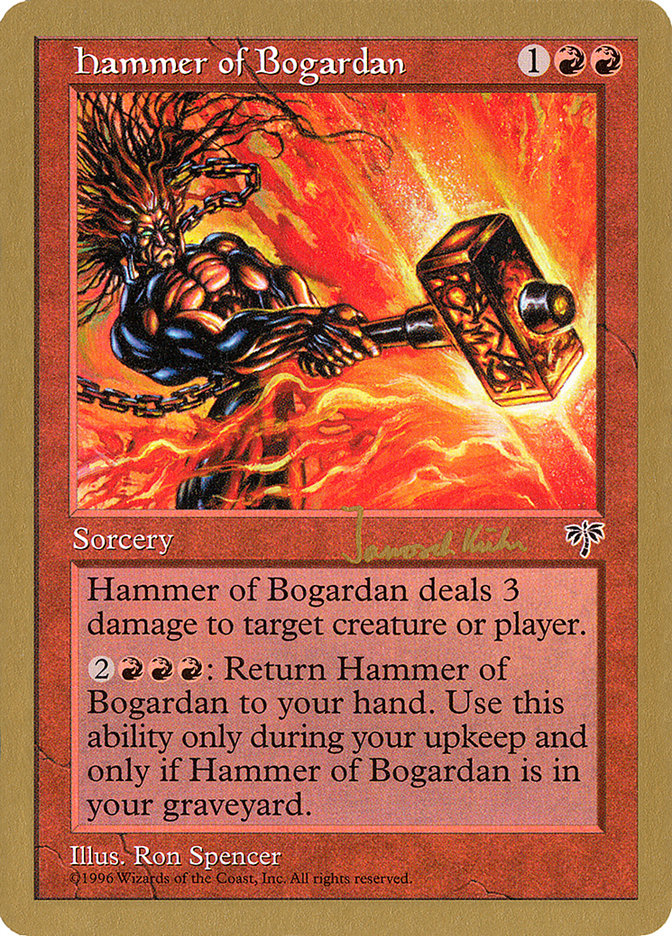 Hammer of Bogardan (Janosch Kuhn) [World Championship Decks 1997] | Enigma On Main