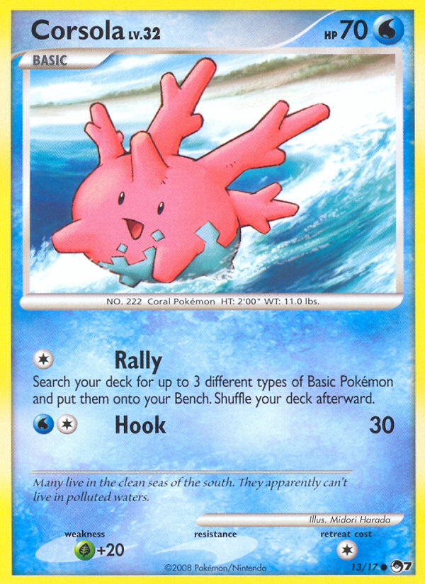 Corsola (13/17) [POP Series 7] | Enigma On Main