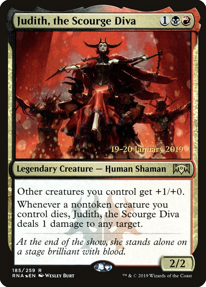 Judith, the Scourge Diva [Ravnica Allegiance Prerelease Promos] | Enigma On Main