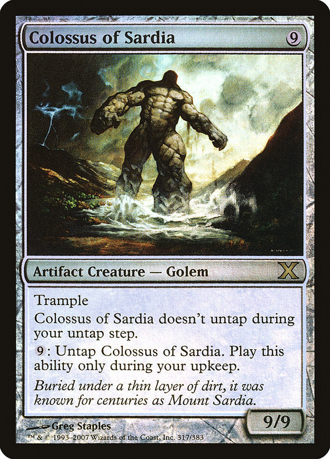 Colossus of Sardia (Premium Foil) [Tenth Edition] | Enigma On Main