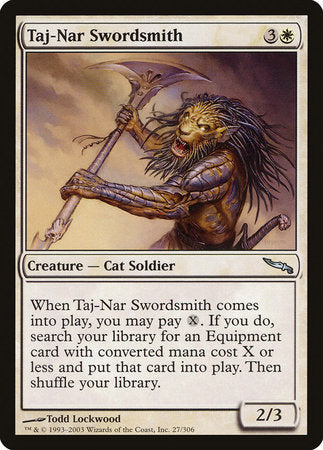 Taj-Nar Swordsmith [Mirrodin] | Enigma On Main