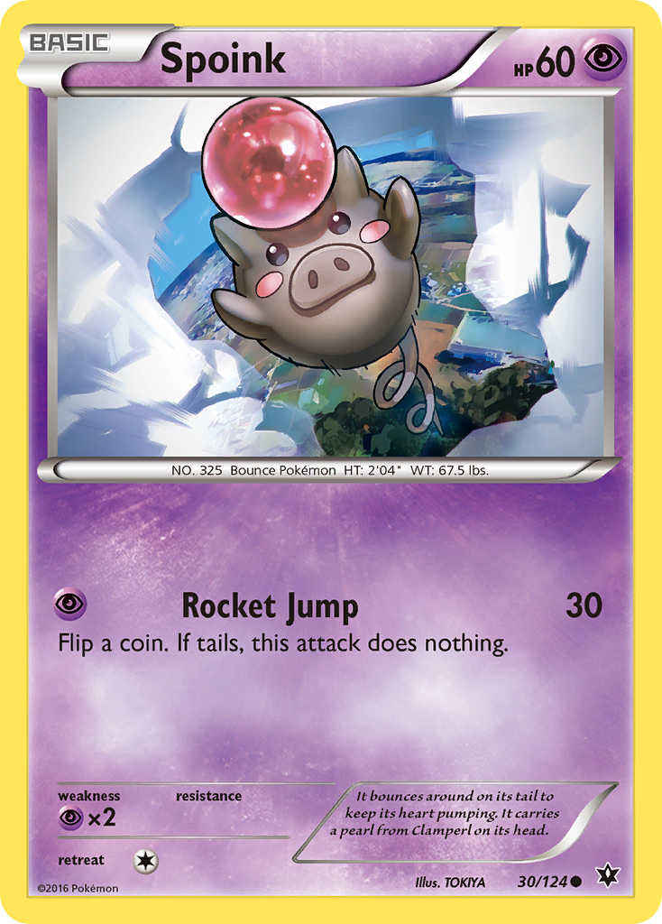 Spoink (30/124) [XY: Fates Collide] | Enigma On Main