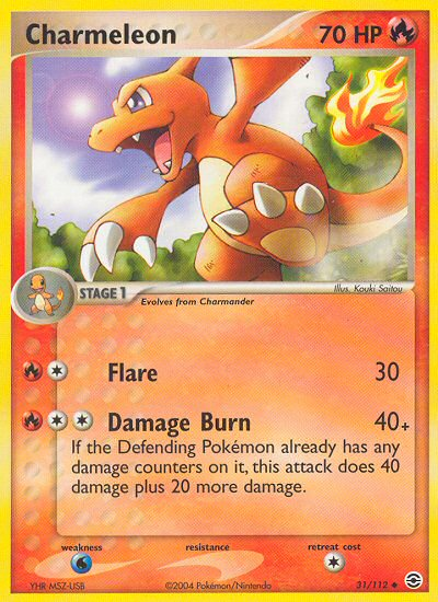 Charmeleon (31/112) [EX: FireRed & LeafGreen] | Enigma On Main